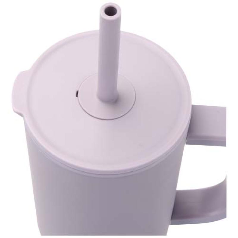 Vaso con aislamiento de 900 ml con certificado RCS y pajita de silicona "Brady"
