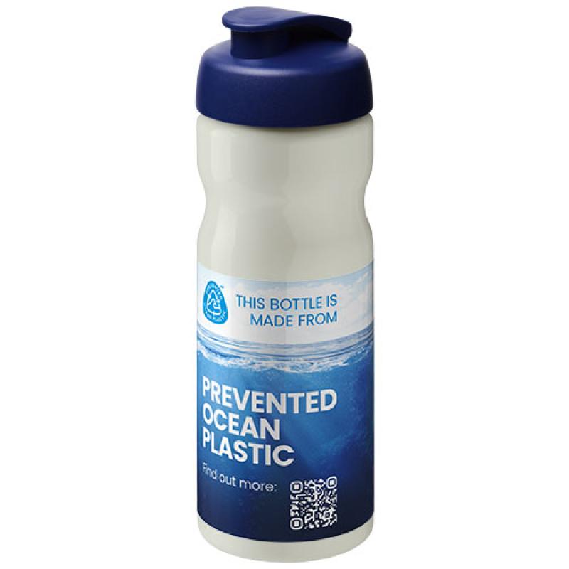 Bidón deportivo con tapa Flip de 650 ml H2O Active® "Eco Base"
