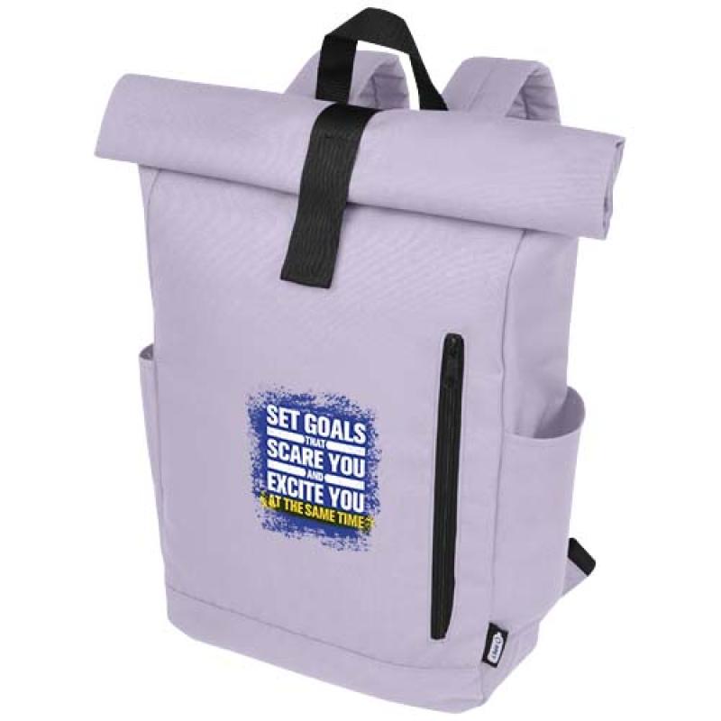 Mochila enrollable de 15,6" GRS RPET de 18 L "Byron"