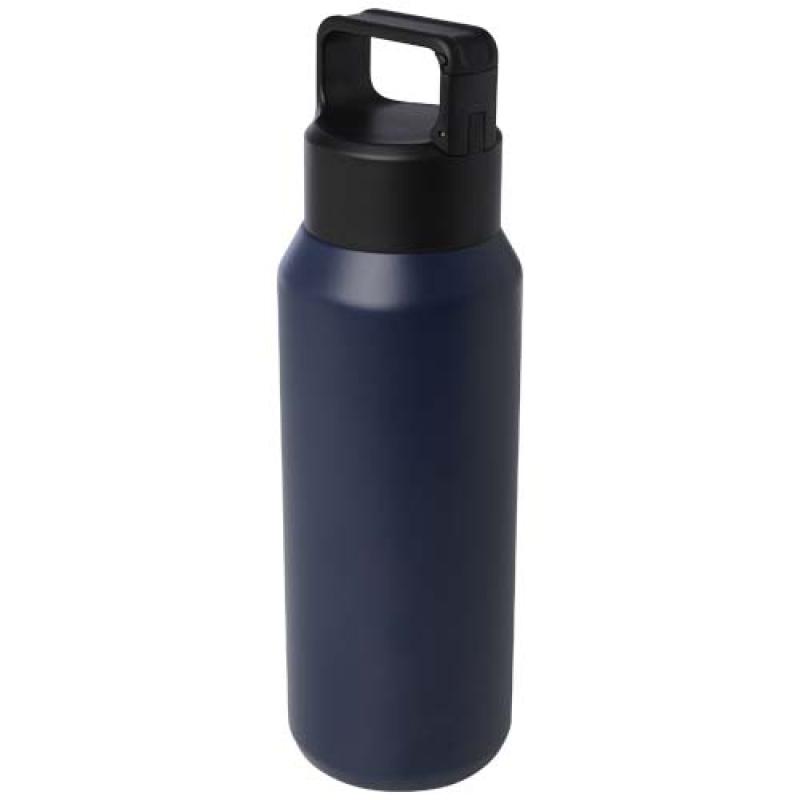 Botella de 600 ml con aislamiento al vacío de cobre en acero inoxidable reciclado con certificado RCS "Astra"