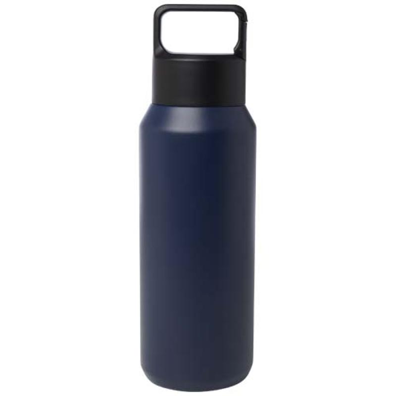 Botella de 600 ml con aislamiento al vacío de cobre en acero inoxidable reciclado con certificado RCS "Astra"