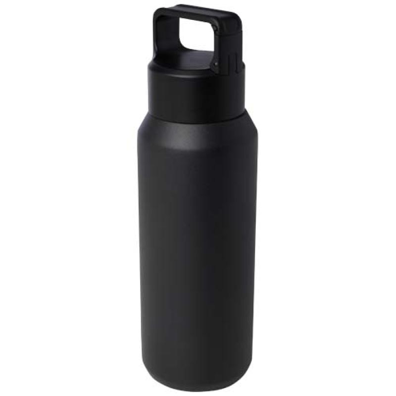 Botella de 600 ml con aislamiento al vacío de cobre en acero inoxidable reciclado con certificado RCS "Astra"
