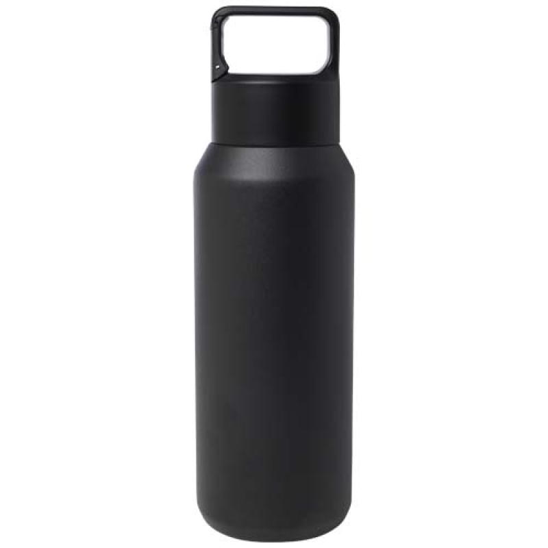 Botella de 600 ml con aislamiento al vacío de cobre en acero inoxidable reciclado con certificado RCS "Astra"