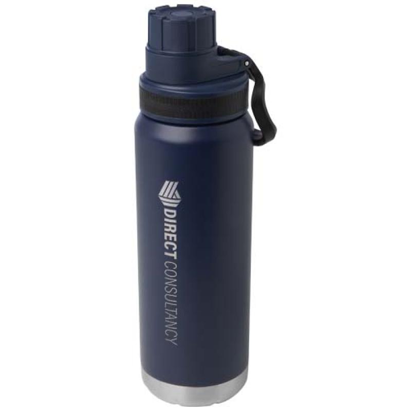 Botella de 700 ml con aislamiento de cobre en acero inoxidable reciclado con certificado RCS "Fortis"
