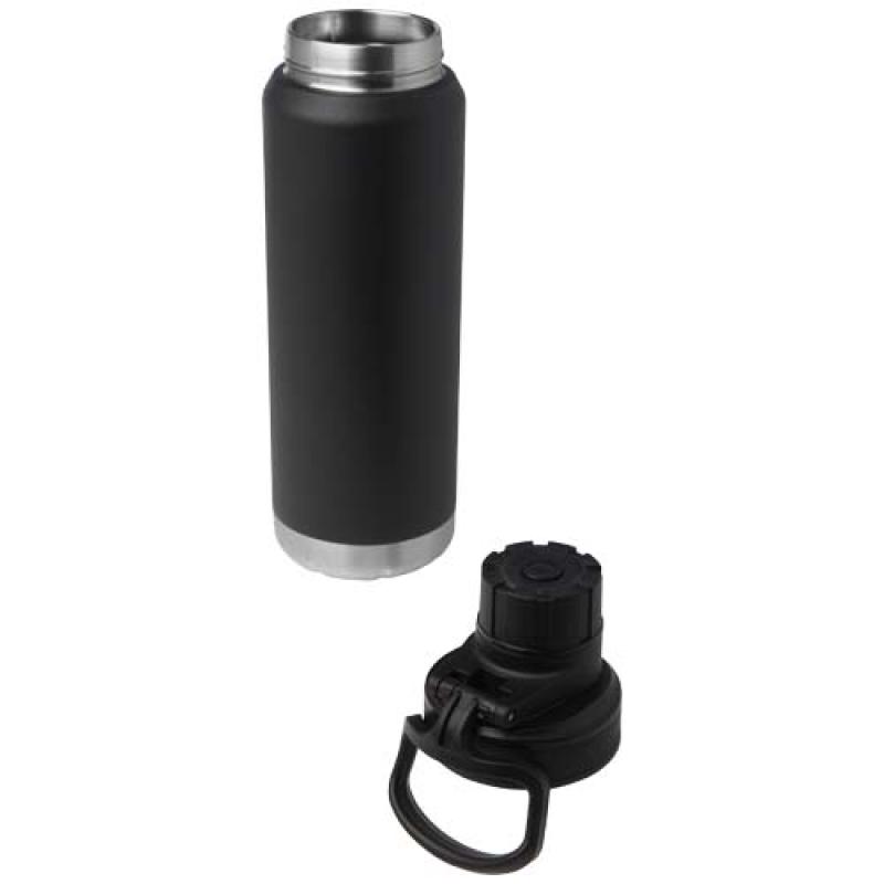 Botella de 700 ml con aislamiento de cobre en acero inoxidable reciclado con certificado RCS "Fortis"