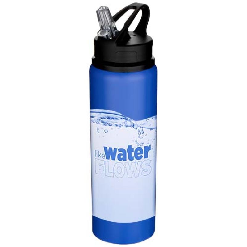 Botella de 800 ml de acero inoxidable reciclado con certificado RCS de una sola pared "Fitz"