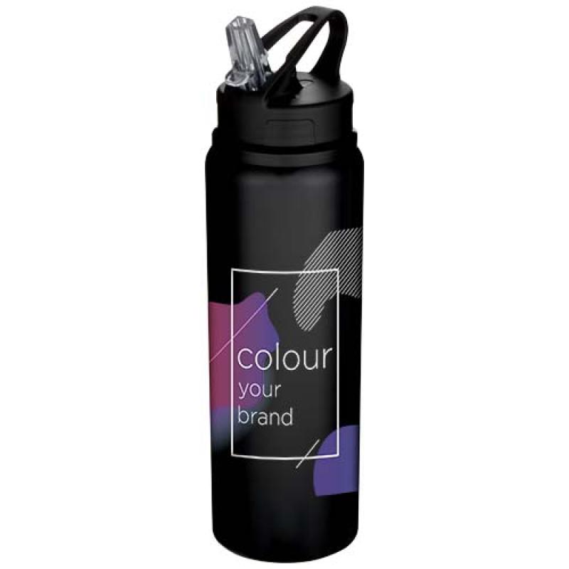 Botella de 800 ml de acero inoxidable reciclado con certificado RCS de una sola pared "Fitz"