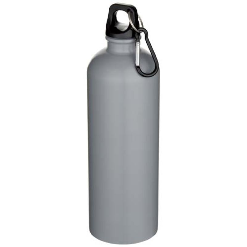 Botella de 750 ml de acero inoxidable mate reciclado con certificado RCS con mosquetón "Oregon"