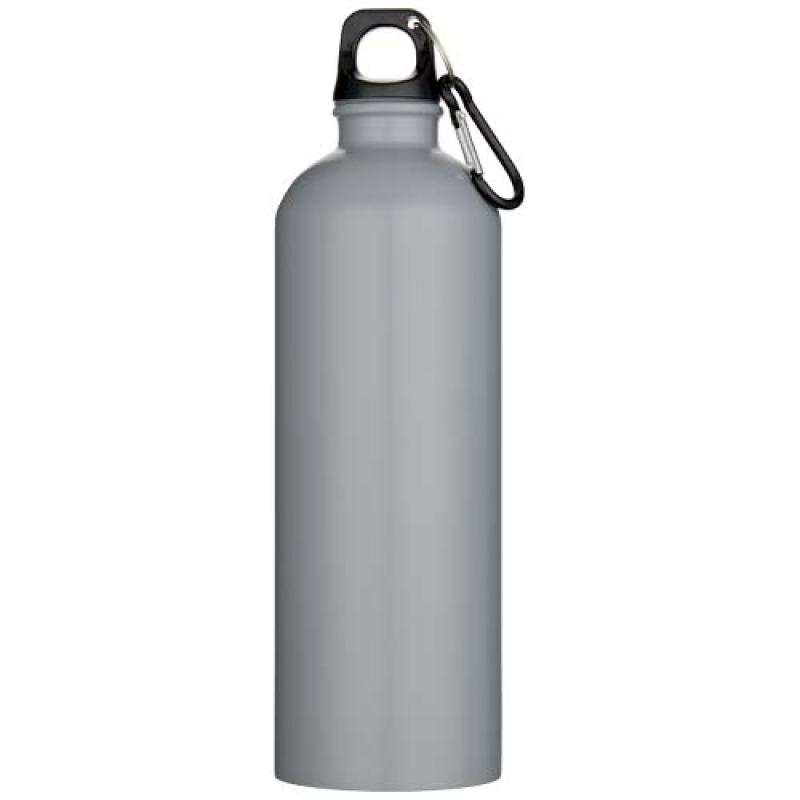 Botella de 750 ml de acero inoxidable mate reciclado con certificado RCS con mosquetón "Oregon"