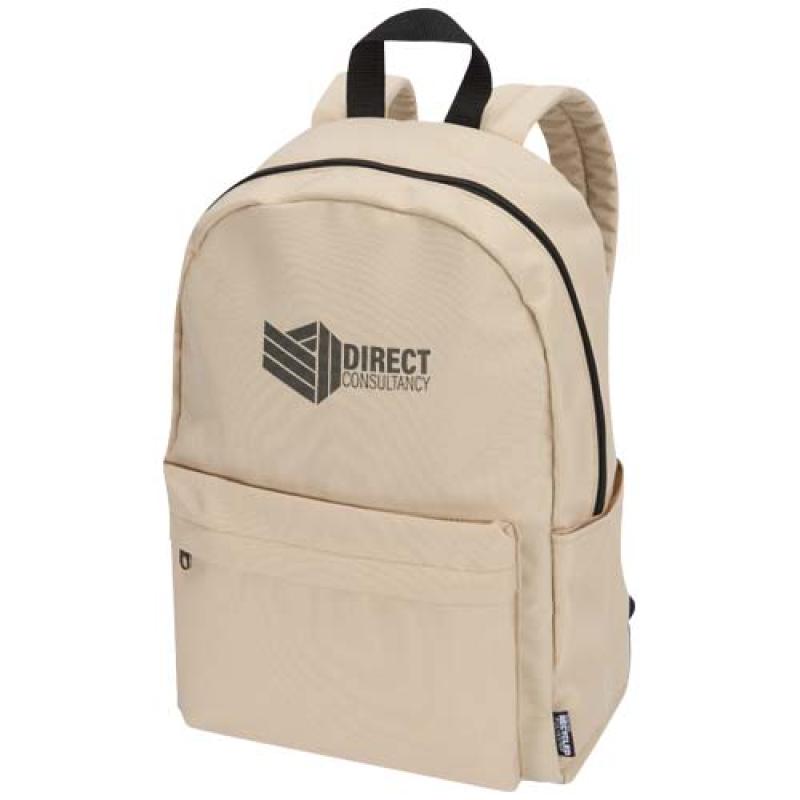 Mochila para portátil urbana de 14" y 16 L de material reciclado con certificado GRS "Byron"