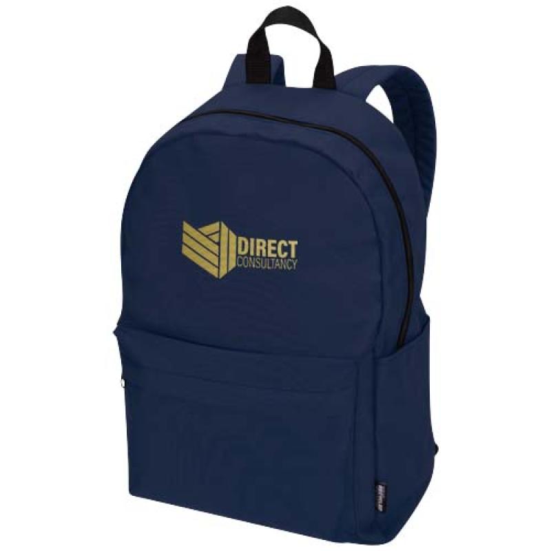 Mochila para portátil urbana de 14" y 16 L de material reciclado con certificado GRS "Byron"