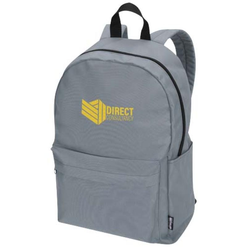 Mochila para portátil urbana de 14" y 16 L de material reciclado con certificado GRS "Byron"
