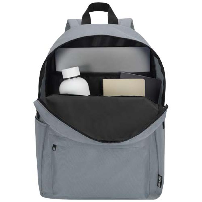 Mochila para portátil urbana de 14" y 16 L de material reciclado con certificado GRS "Byron"