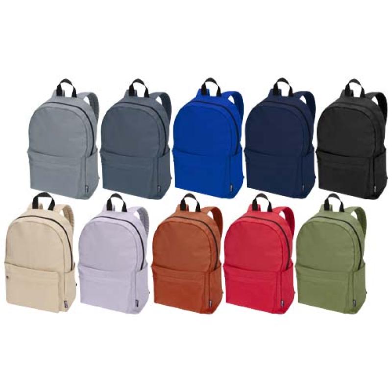 Mochila para portátil urbana de 14" y 16 L de material reciclado con certificado GRS "Byron"