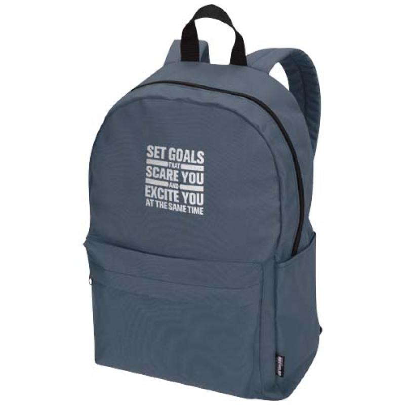 Mochila para portátil urbana de 14" y 16 L de material reciclado con certificado GRS "Byron"
