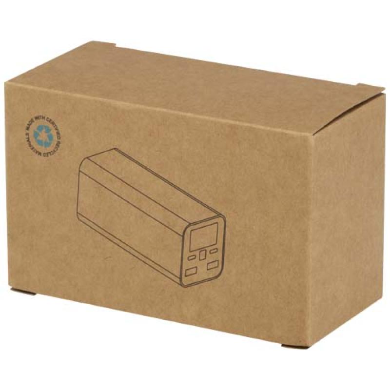 Batería externa para portátil de aluminio reciclado de 20 000 mAh y 70 W "Acamar"