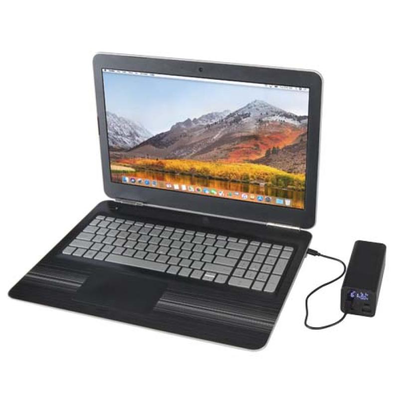 Batería externa para portátil de aluminio reciclado de 20 000 mAh y 70 W "Acamar"