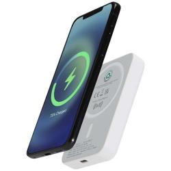 Batería externa inalámbrica magnética de 5000 mAh y 15 W con PD de 20 W fabricada con plástico reciclado "Acrab"