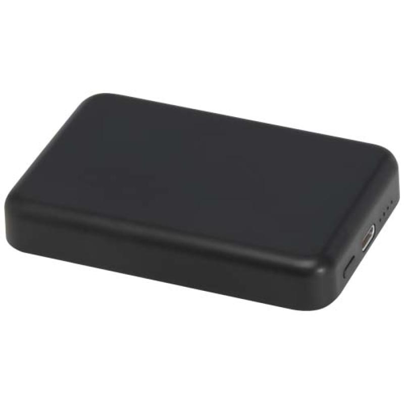 Batería externa inalámbrica magnética de 5000 mAh y 15 W con PD de 20 W fabricada con plástico reciclado "Acrab"