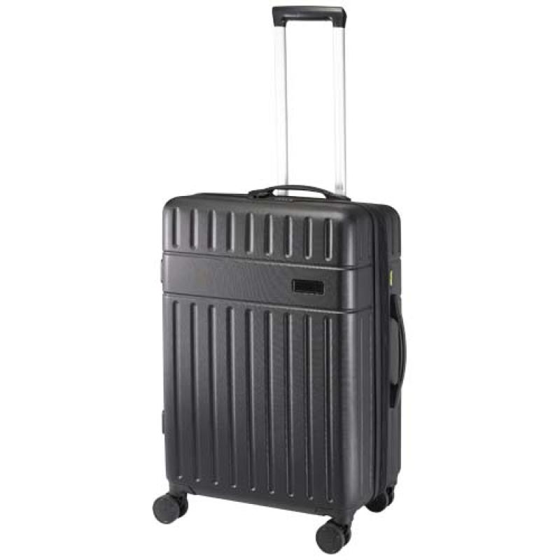 Mochila de cabina ampliable de 24" y 70 L de material reciclado con ruedas y certificado GRS "Rover"