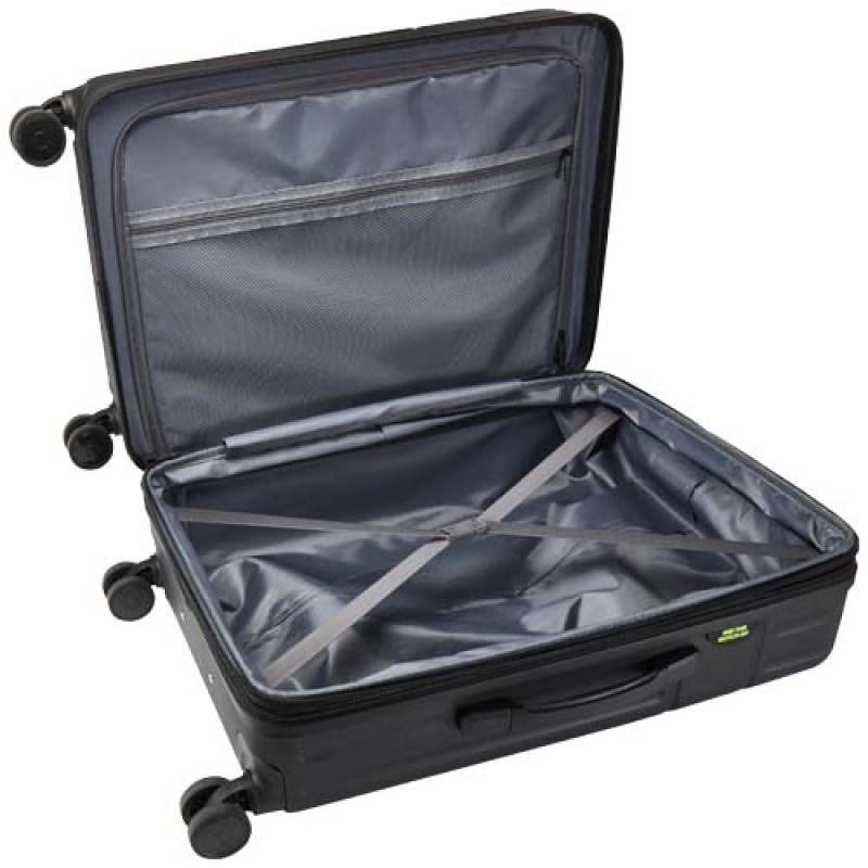Mochila de cabina ampliable de 24" y 70 L de material reciclado con ruedas y certificado GRS "Rover"