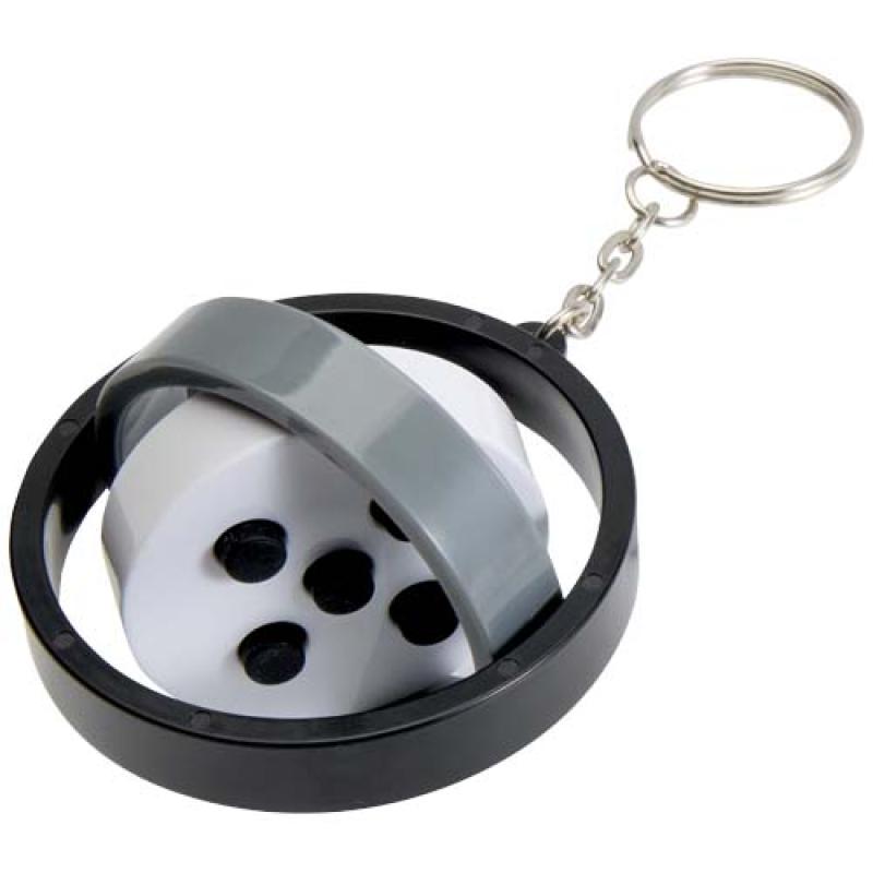 Llavero con giroscopio de plástico reciclado "Spinx"