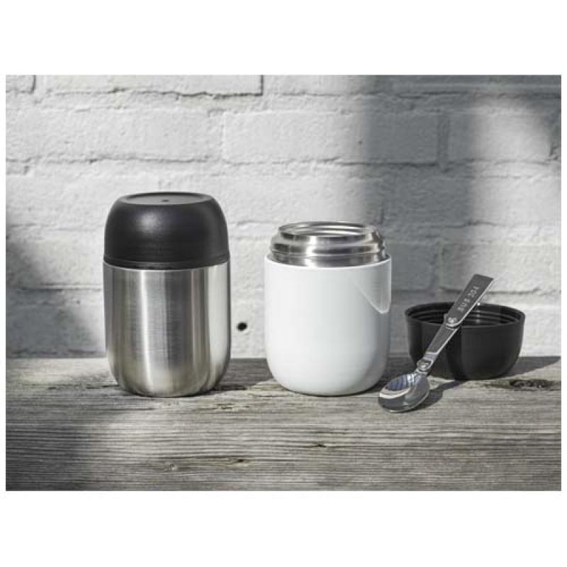 Fiambrera de 480 ml de acero inoxidable reciclado de doble pared "Supo"
