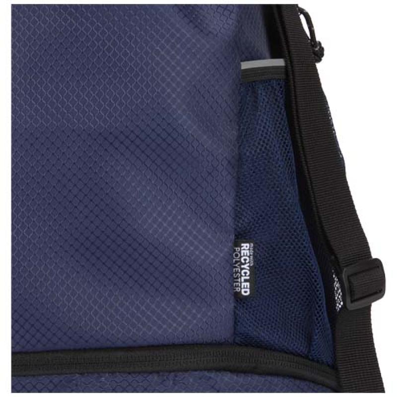 Bolsa deportiva de 18 L con cordón y compartimento inferior de material reciclado con certificado GRS "Nomad"