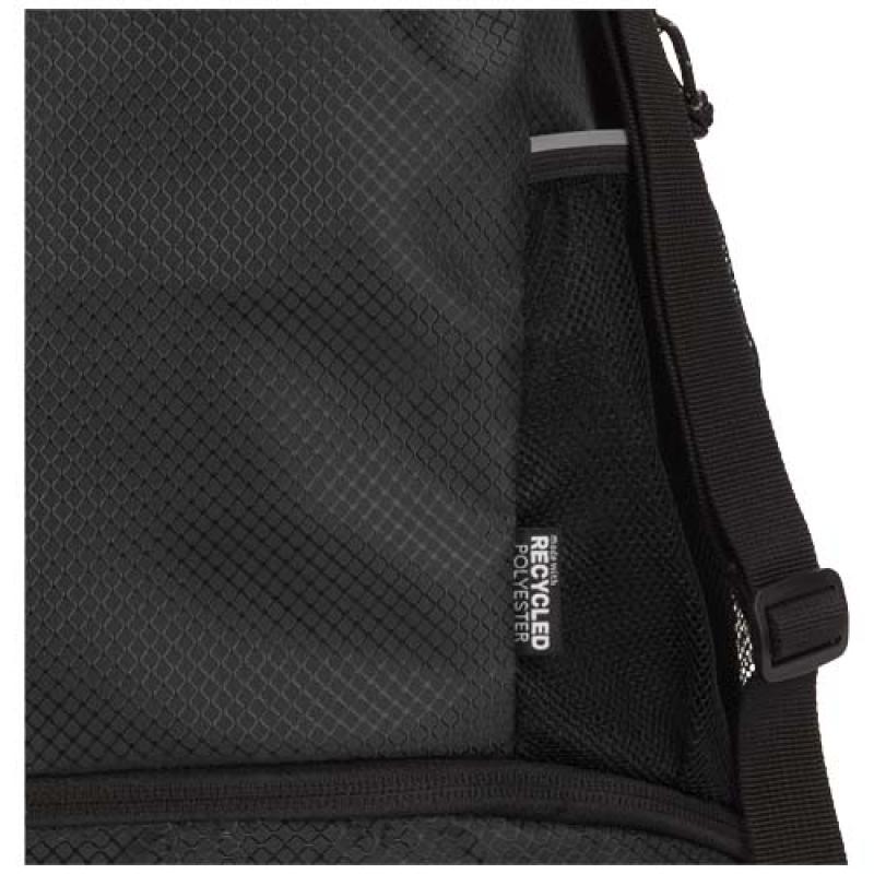 Bolsa deportiva de 18 L con cordón y compartimento inferior de material reciclado con certificado GRS "Nomad"