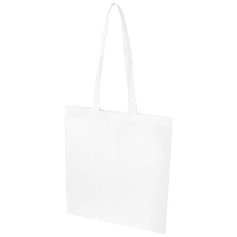 Bolsa Tote de 6 l para convenciones de material no tejido reciclado con certificado GRS "EcoSeal"