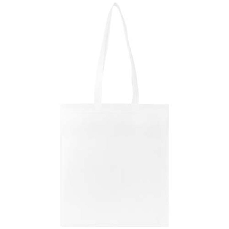 Bolsa Tote de 6 l para convenciones de material no tejido reciclado con certificado GRS "EcoSeal"