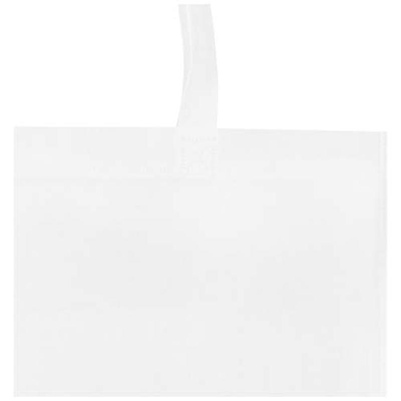 Bolsa Tote de 6 l para convenciones de material no tejido reciclado con certificado GRS "EcoSeal"