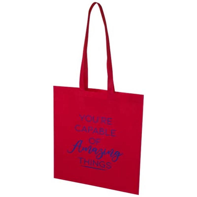 Bolsa Tote de 6 l para convenciones de material no tejido reciclado con certificado GRS "EcoSeal"