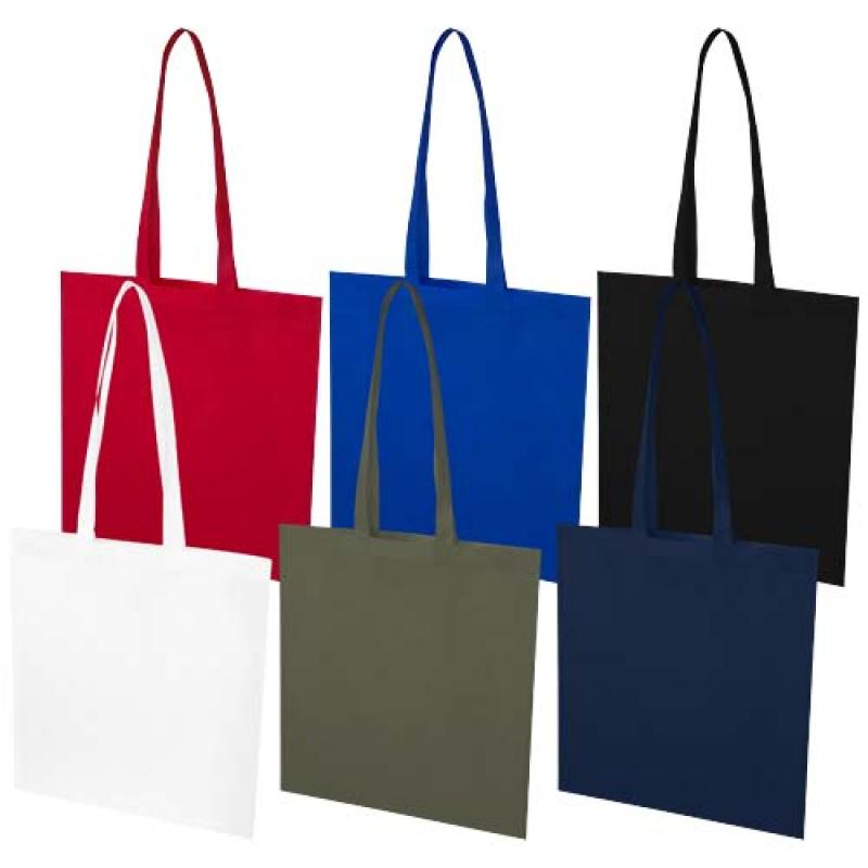 Bolsa Tote de 6 l para convenciones de material no tejido reciclado con certificado GRS "EcoSeal"