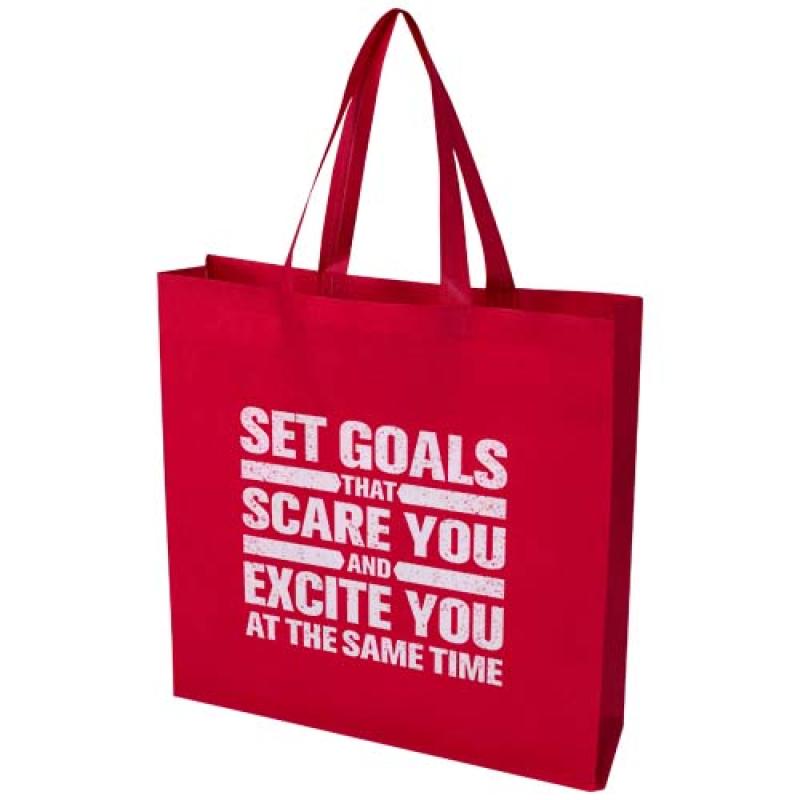 Bolsa Tote de 12 L con refuerzo de material no tejido reciclado con certificado GRS "EcoSeal"