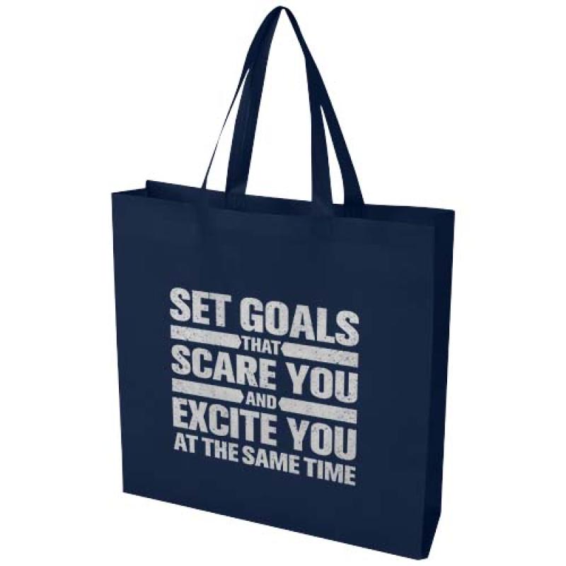 Bolsa Tote de 12 L con refuerzo de material no tejido reciclado con certificado GRS "EcoSeal"