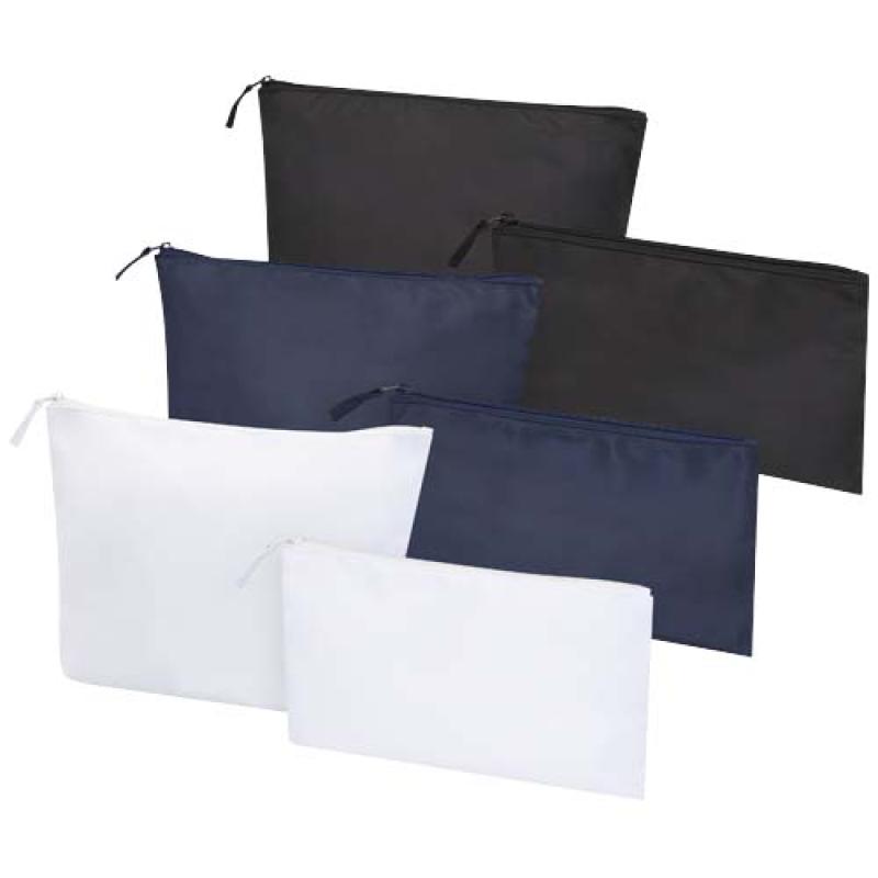 Set de neceseres de material reciclado con certificado GRS "Swift"