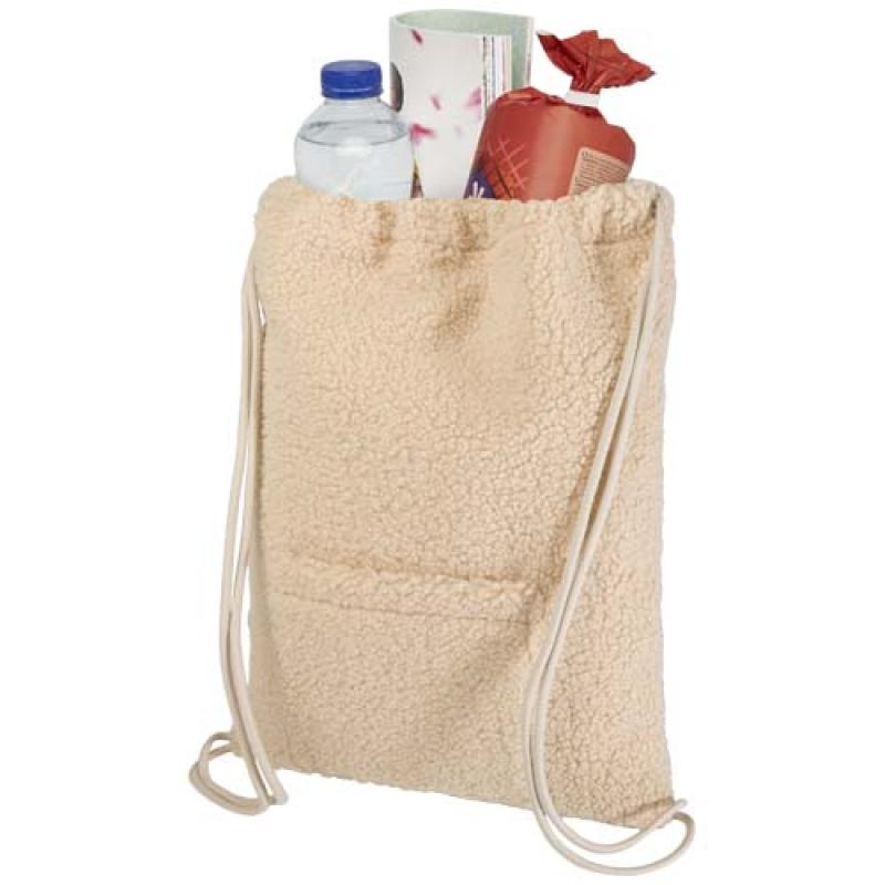 Mochila de cuerdas de 9 L de sherpa reciclado con certificado GRS "Bear"