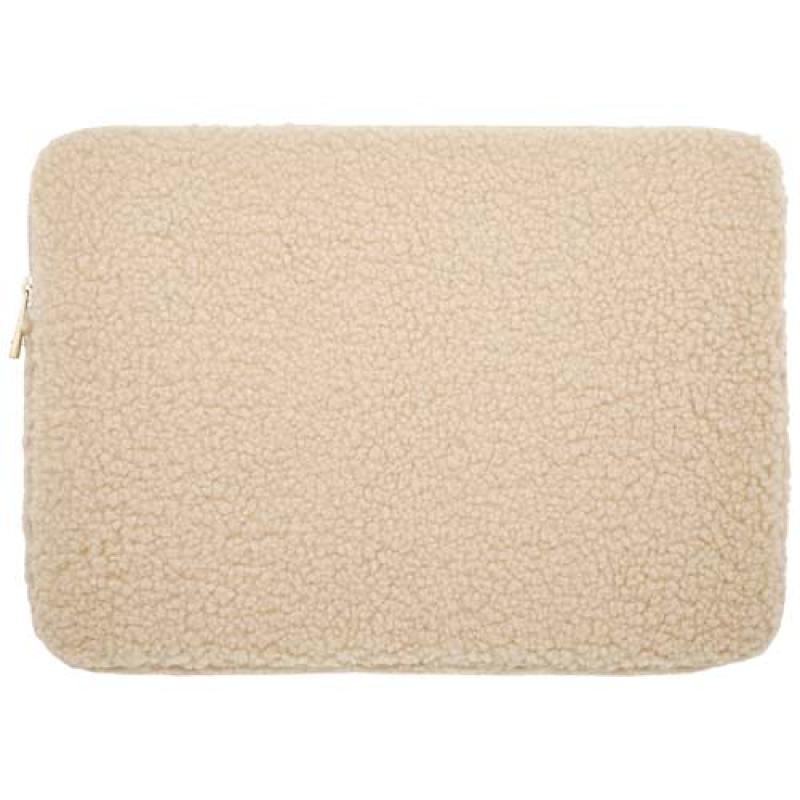 Funda para portátil de 13" y 2 L de sherpa reciclado con certificado GRS "Bear"