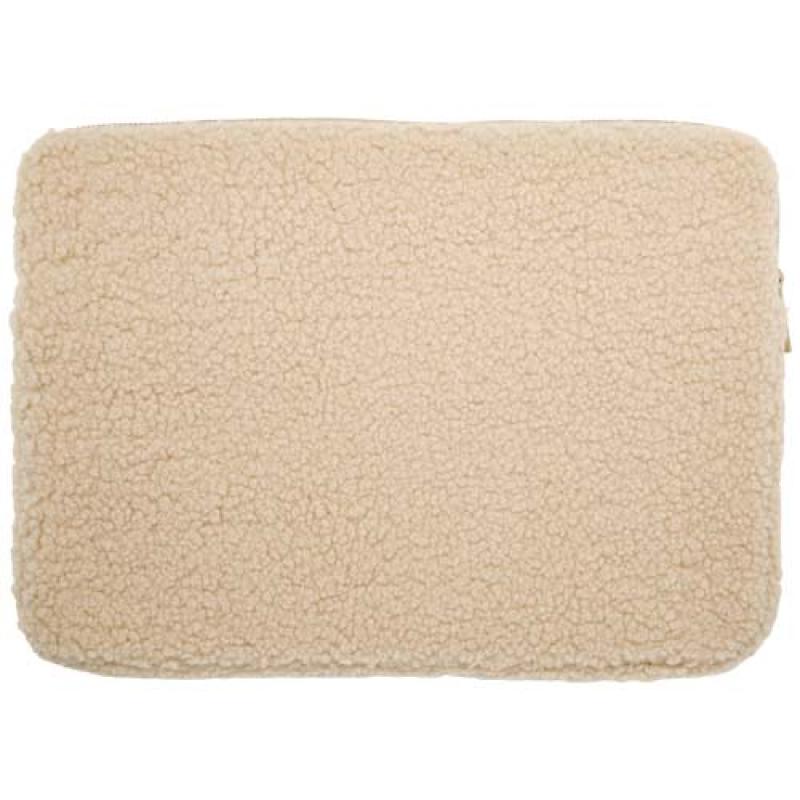 Funda para portátil de 13" y 2 L de sherpa reciclado con certificado GRS "Bear"