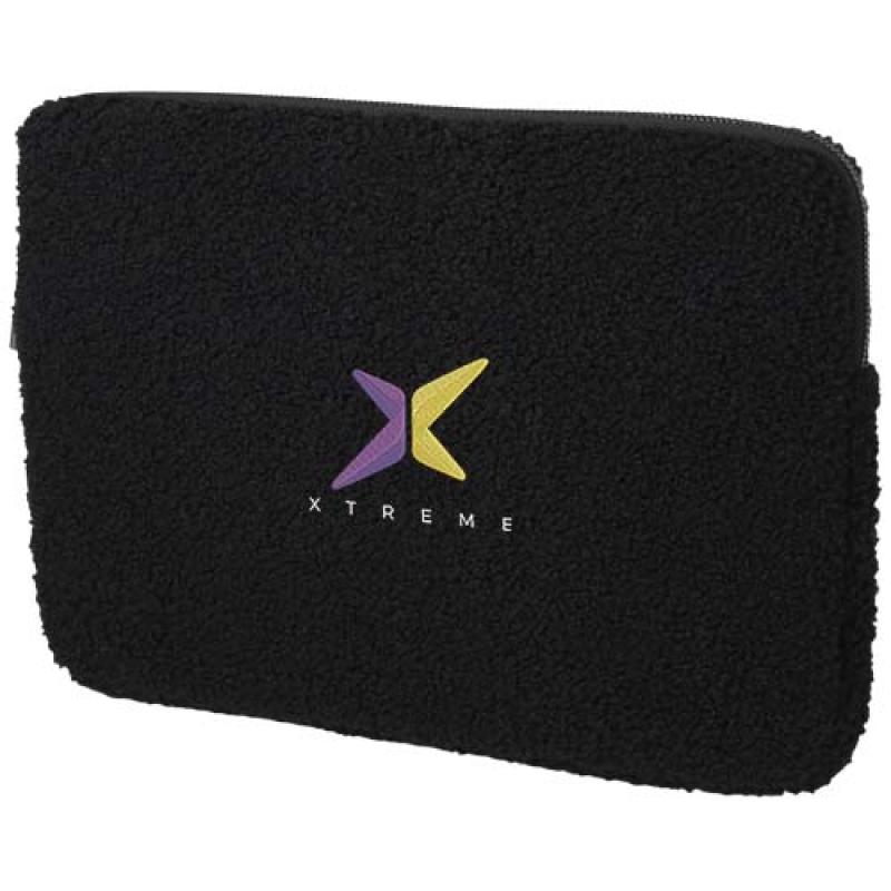 Funda para portátil de 13" y 2 L de sherpa reciclado con certificado GRS "Bear"
