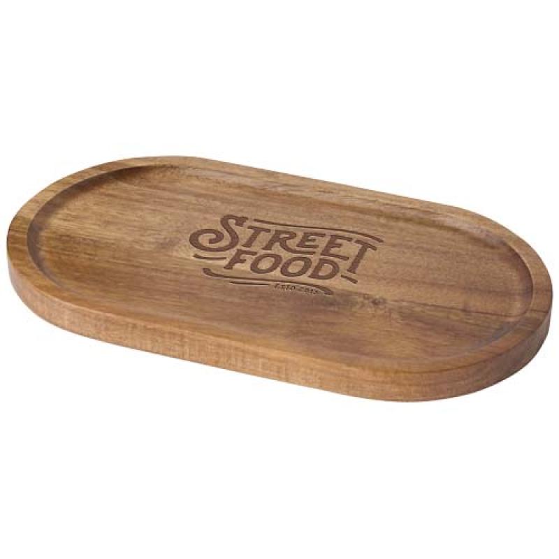 Bandeja de madera de acacia "Edge"