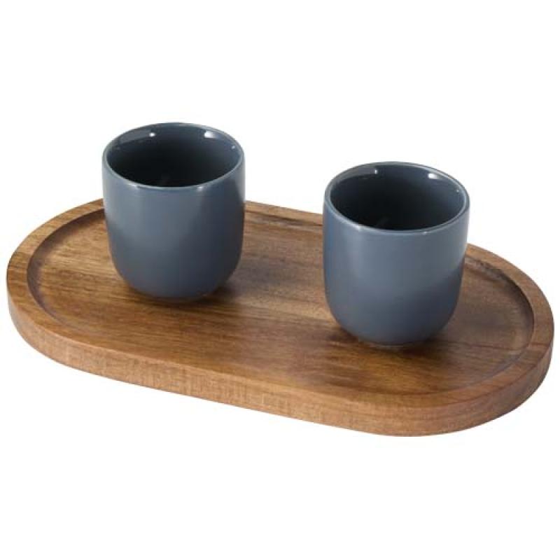 Bandeja de madera de acacia "Edge"