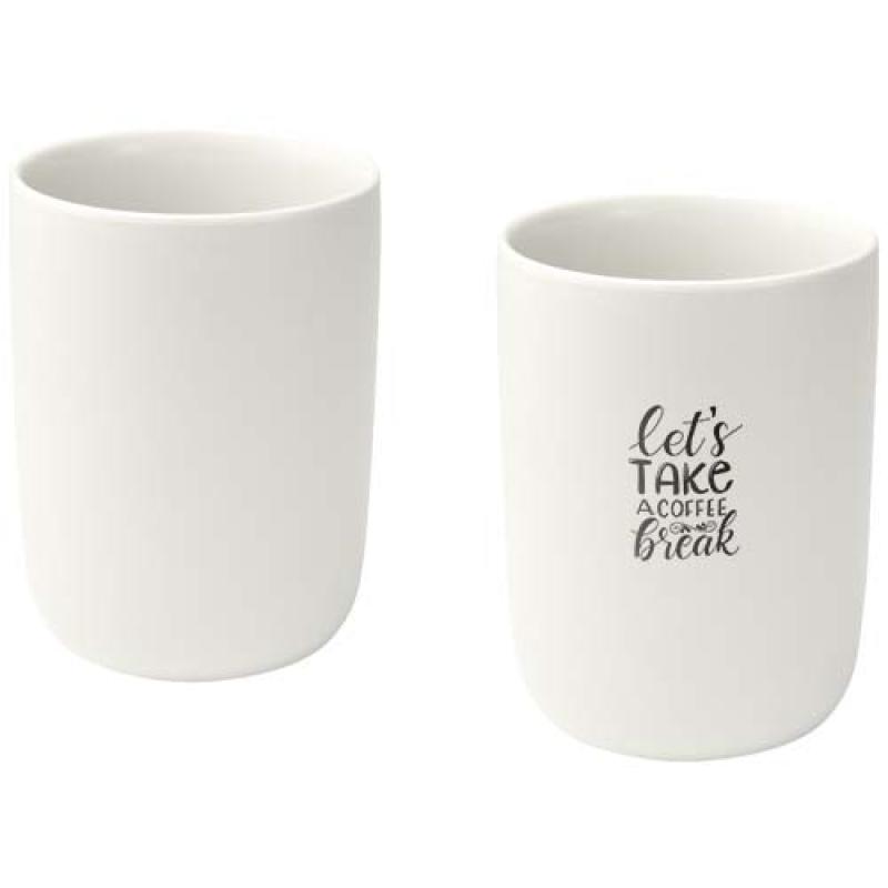 Juego de 2 tazas de cerámica de 350 ml "Male"