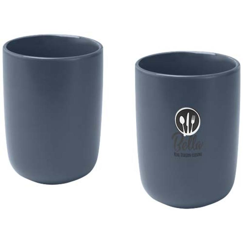 Juego de 2 tazas de cerámica de 350 ml "Male"