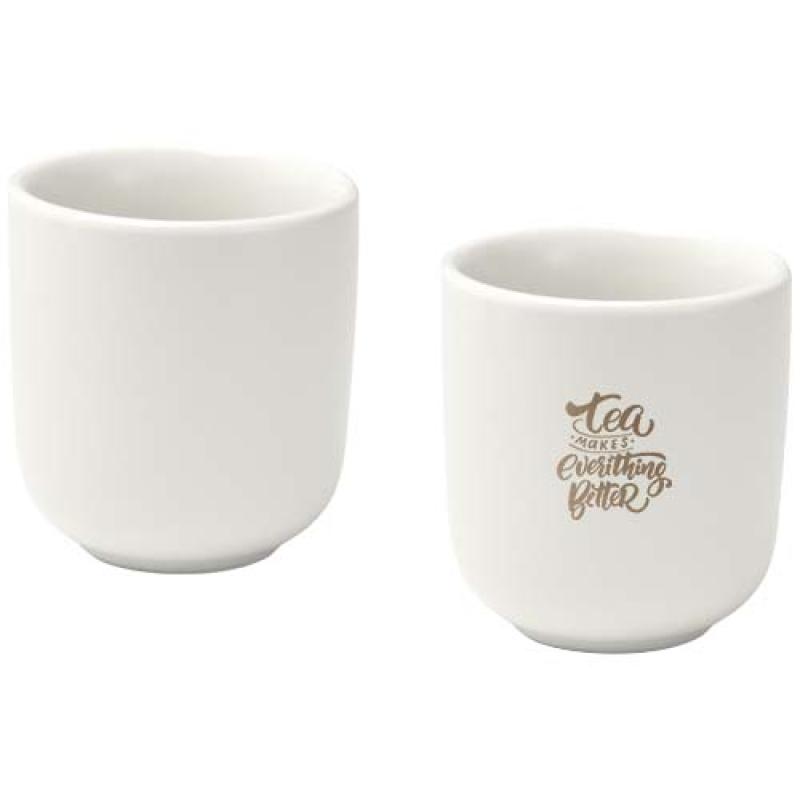 Juego de 2 tazas de espresso de cerámica de 90 ml "Male"