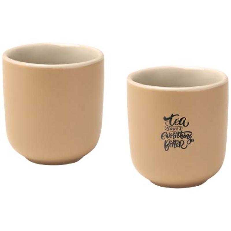 Juego de 2 tazas de espresso de cerámica de 90 ml "Male"