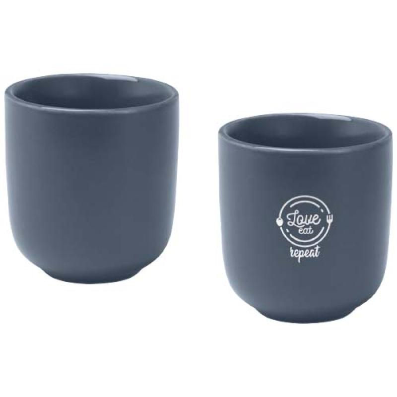 Juego de 2 tazas de espresso de cerámica de 90 ml "Male"
