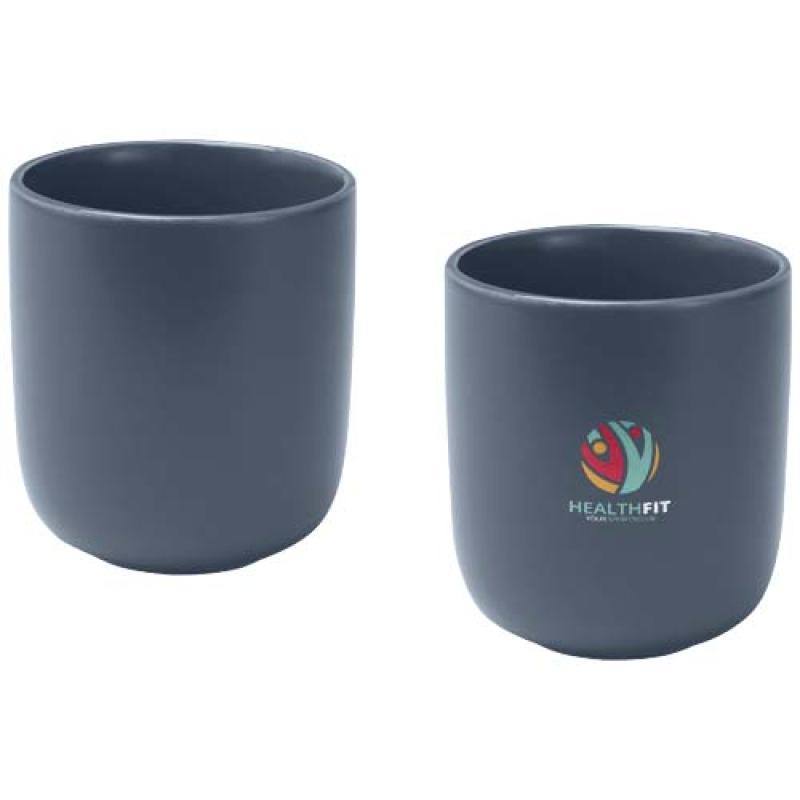 Juego de 2 tazas de cerámica de 200 ml "Male"