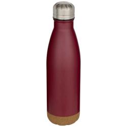 Botella de 500 ml de acero inoxidable con aislamiento y doble pared con detalles de corcho "Cove"
